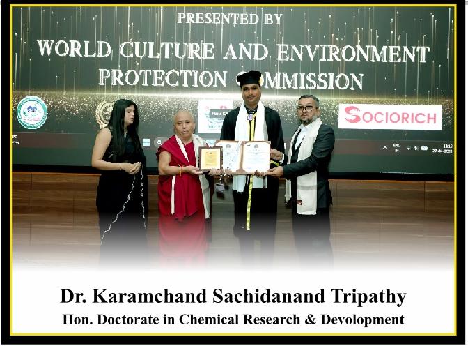 Hon. Doctorate in Chemical Research & Development